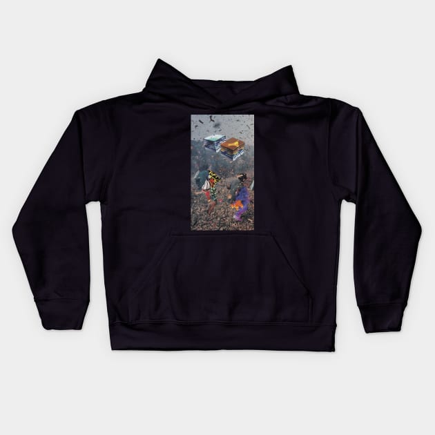 Sea Anemone Kids Hoodie by Lerson Pannawit